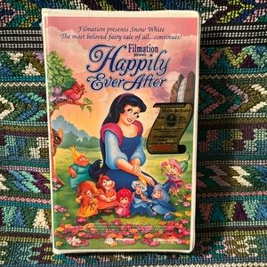 Happily Ever After 📼 VHS in original factory sealed plastic wrap. Unopened 👀🍿